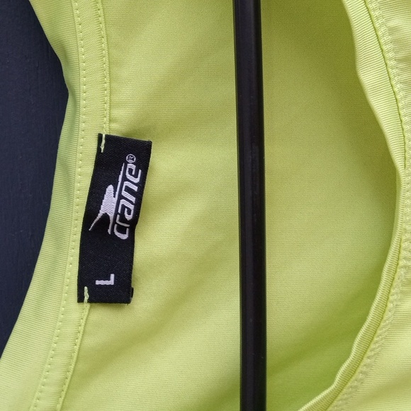 GUC tank top safety green mesh bottom size large - Picture 3 of 6